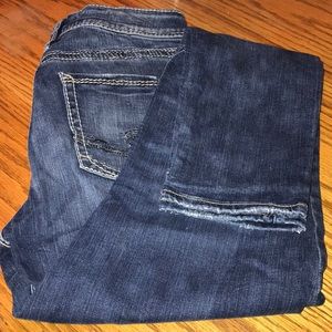 Silver Avery Skinny Jeans 28 x 29